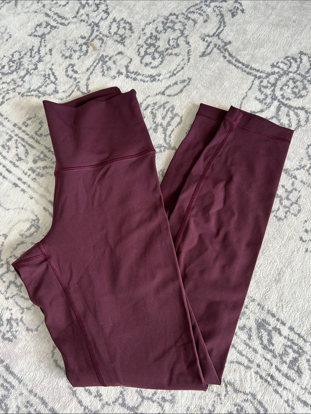 Lululemon High-Waist luxtreme Leggings in Deep Burgundy